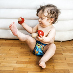 Diaper cover NIGHT IN THE FOREST 5-15 kg with VELCRO