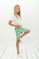 Kurze Leggings für Kinder - Mintgrün