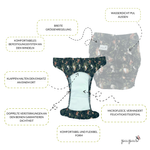 JUNIOR Cloth Diaper for kids 5-10 years old UNICORNS