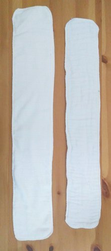 Lange Saugeinlage aus Frottee, 8 Lagen – 2 Größen