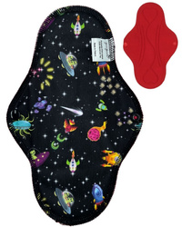 LARGE L Cloth Menstrual Pad - SPACE