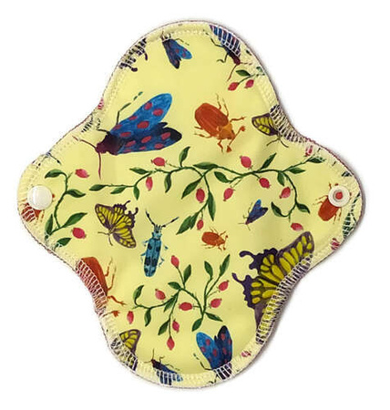 SMALL S Cloth Menstrual Pad - INSECTS