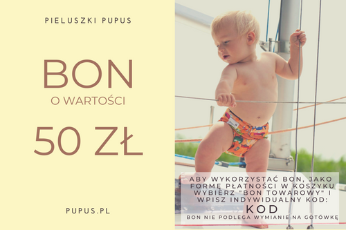 Geschenkgutschein für den Pupus-Laden PLN 50