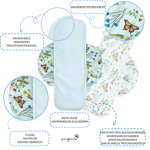 Sanitary pad for women for urinary incontinence - SWEETSCOLOR
