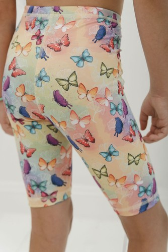 Short Leggings for Kids - Butterflies