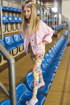 Lange Leggings für Kinder - Schmetterlinge