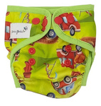 Diaper Cover with elastic piping - Fireman newborn 3-8kg