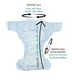 Reusable diaper for adults with insert - SWEETS