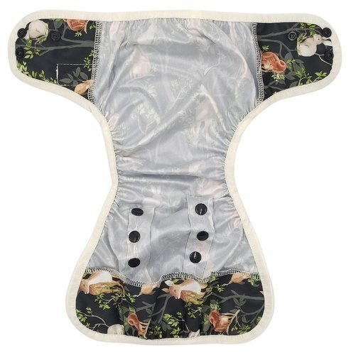 Diaper Cover with elastic piping - NIGHT IN THE FOREST XL 10-20kg